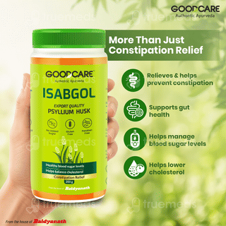 Goodcare Isabgol No Added Sugar Psyllium Husk 200gm